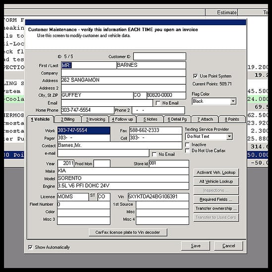 Customer Info