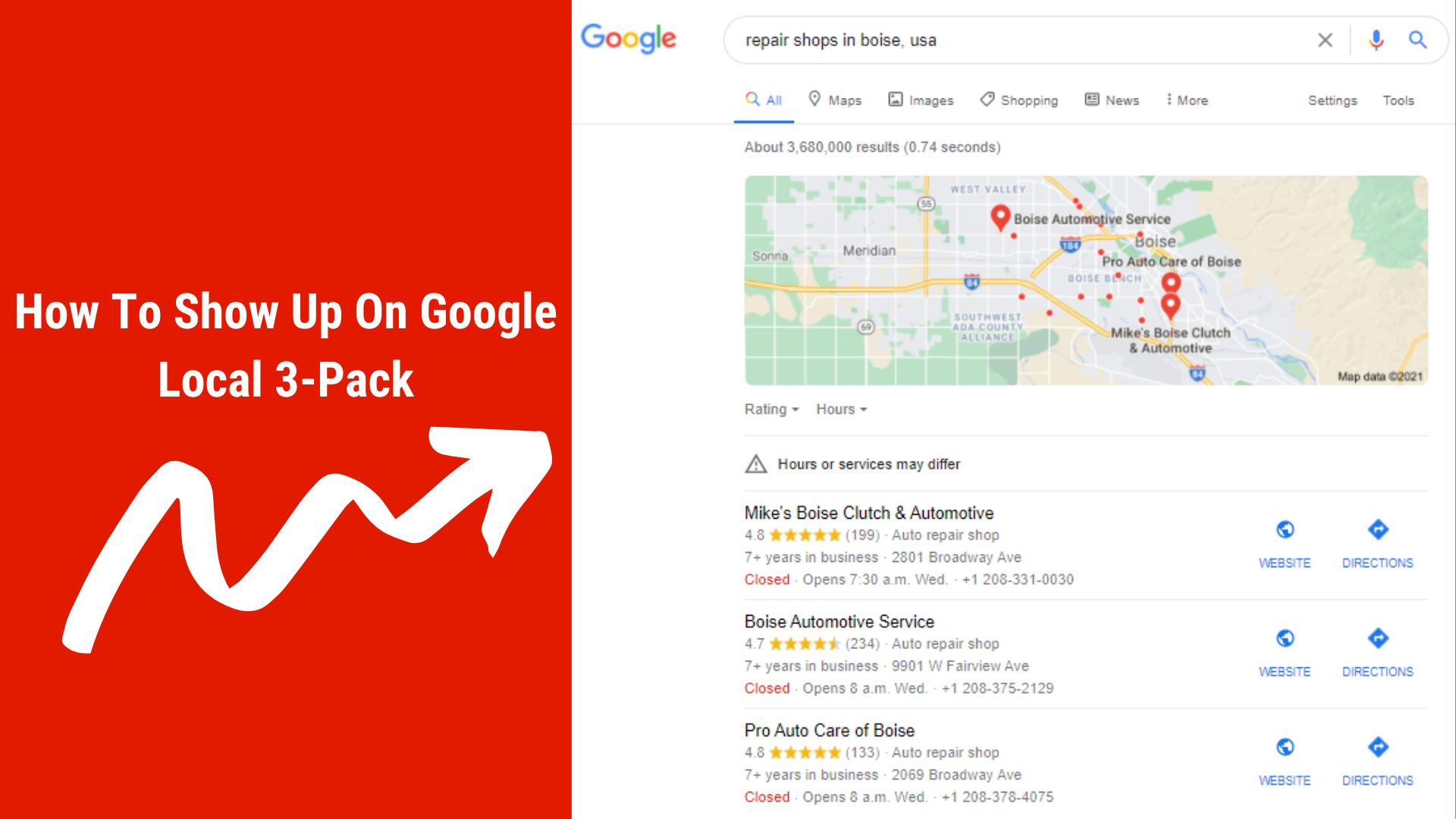 How to show up your auto repair shop on Google Local 3-Pack